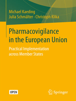 cover image of Pharmacovigilance in the European Union